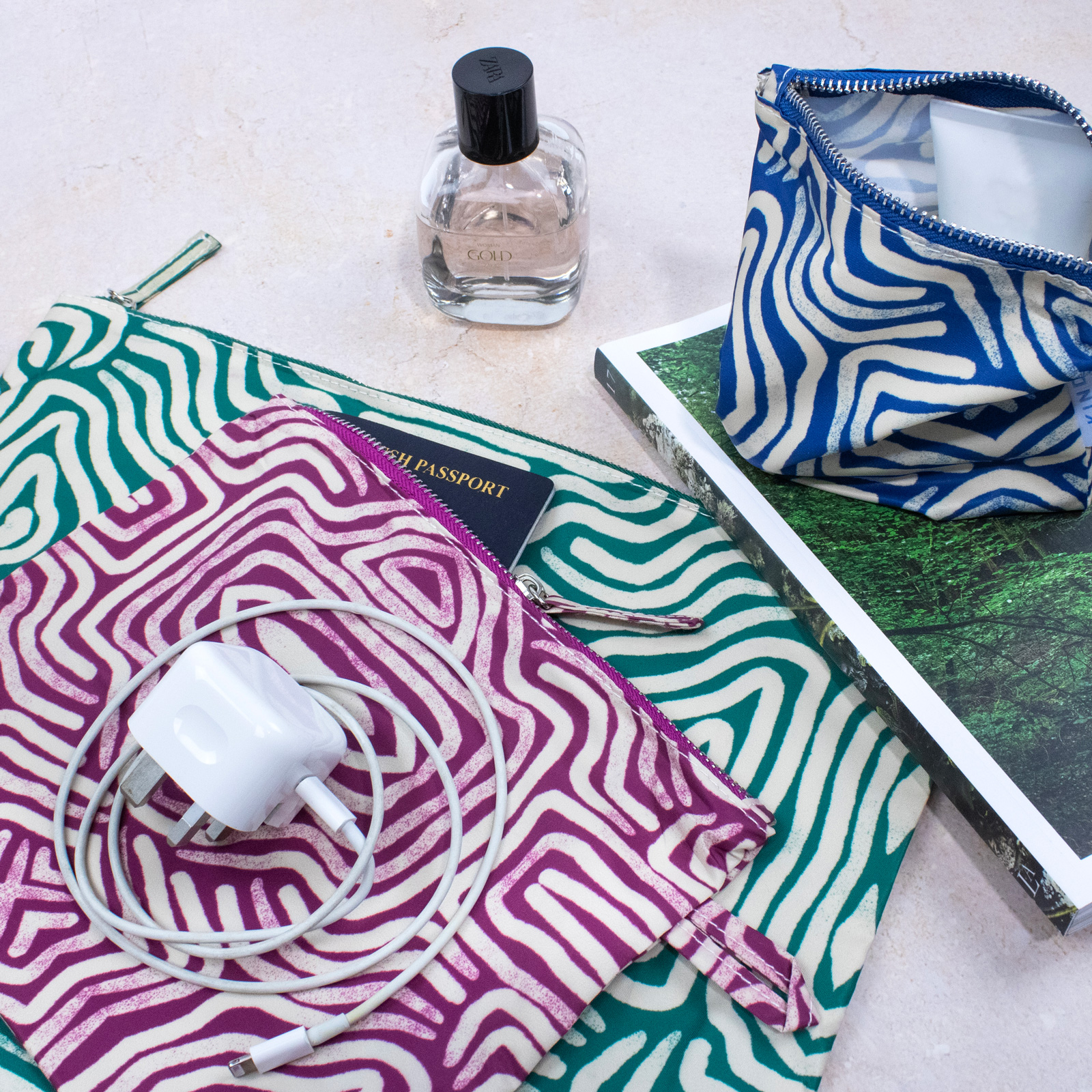 Pouches 3-Pack Lines 