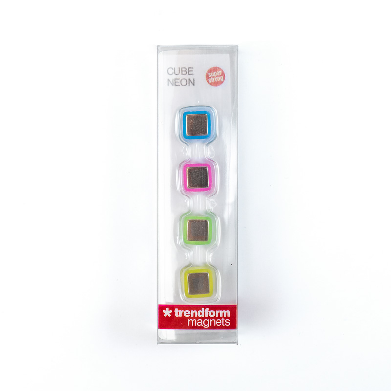 Magic Magnets CUBE NEON 4er Set  
