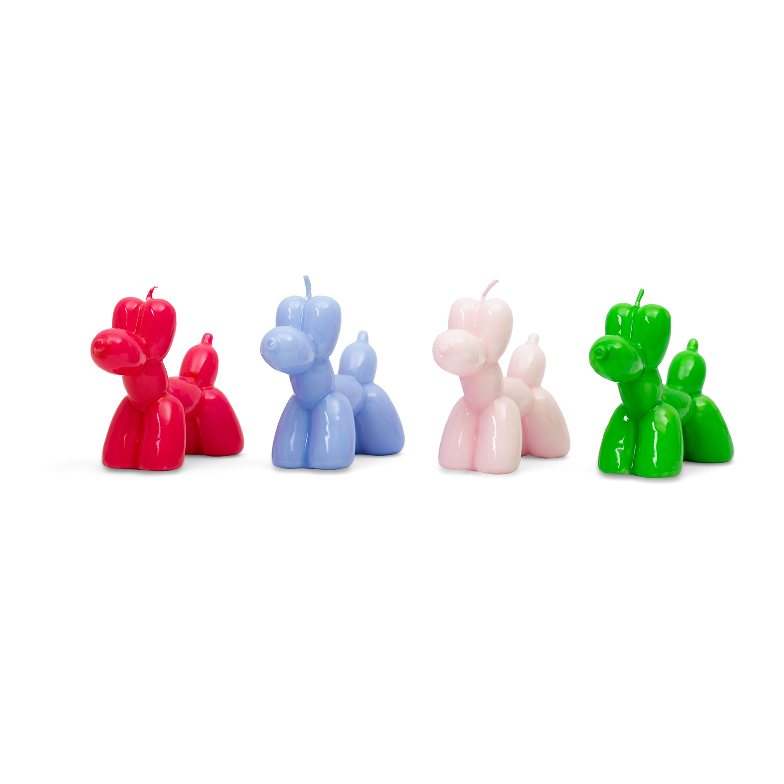 BALLOON DOG CANDLE GREEN 