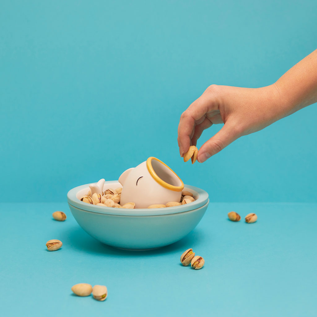 Snack-Schale HUNGRY FISH blau 
