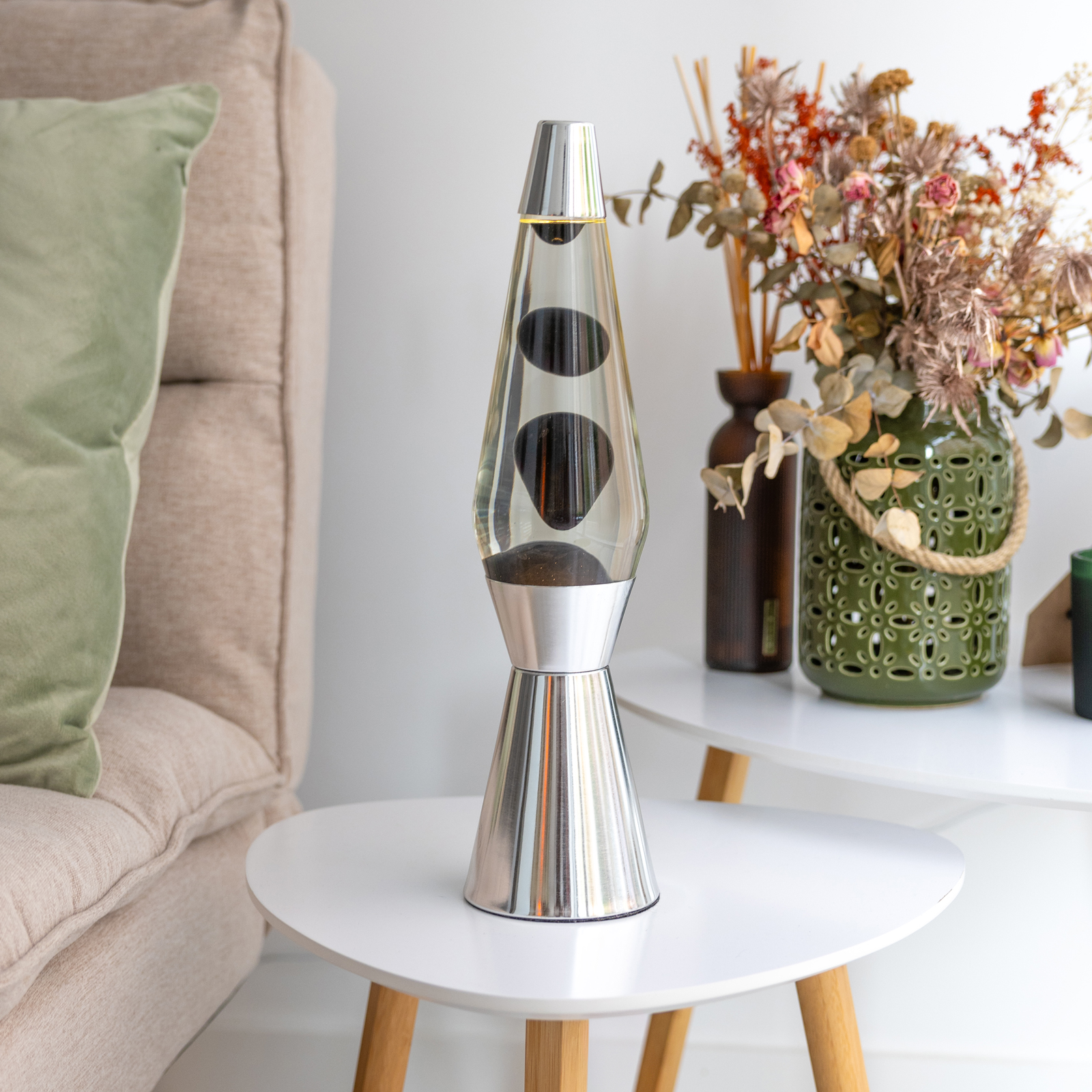 Lava Lamp BULLET black 