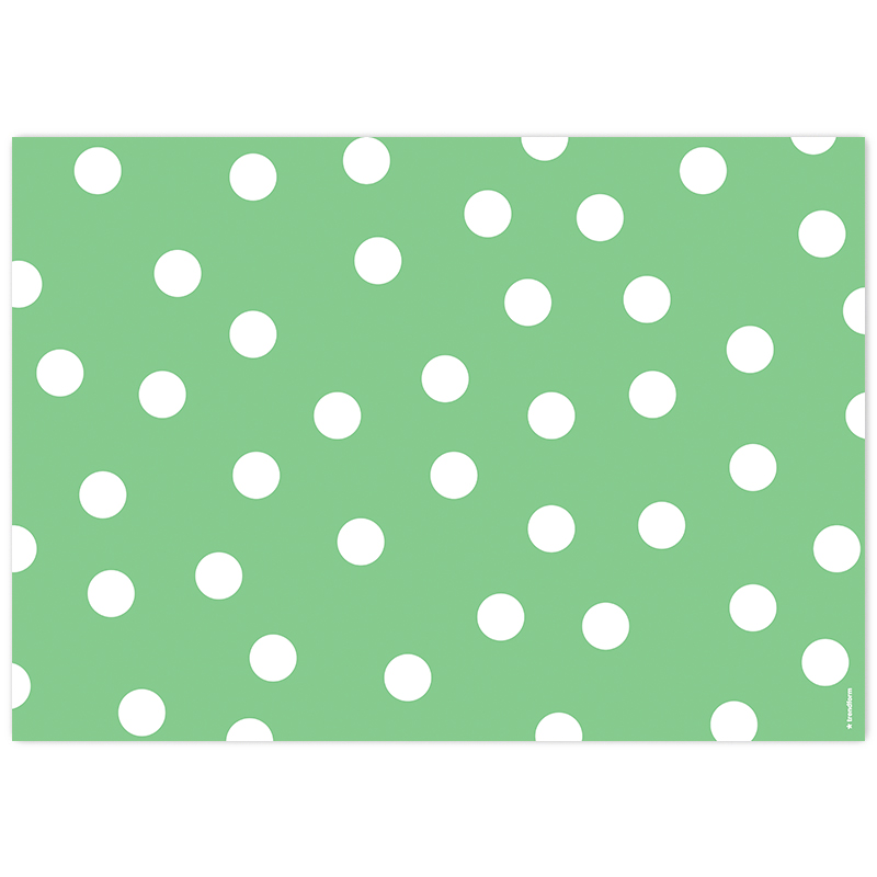 Papiertischset POLKA AQUA 4 Sujets à 12 Blatt
