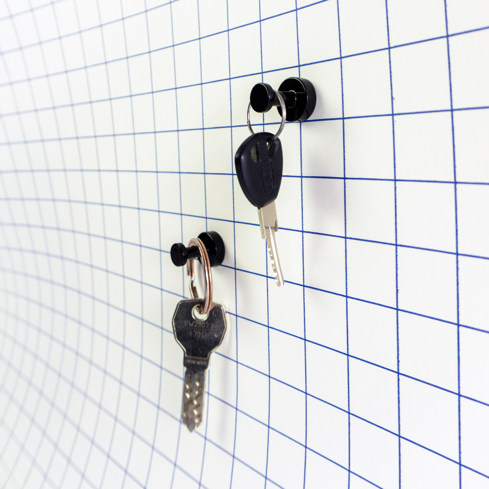 Superstrong Magnets HANG ON! 4er Set schwarz anti-slip