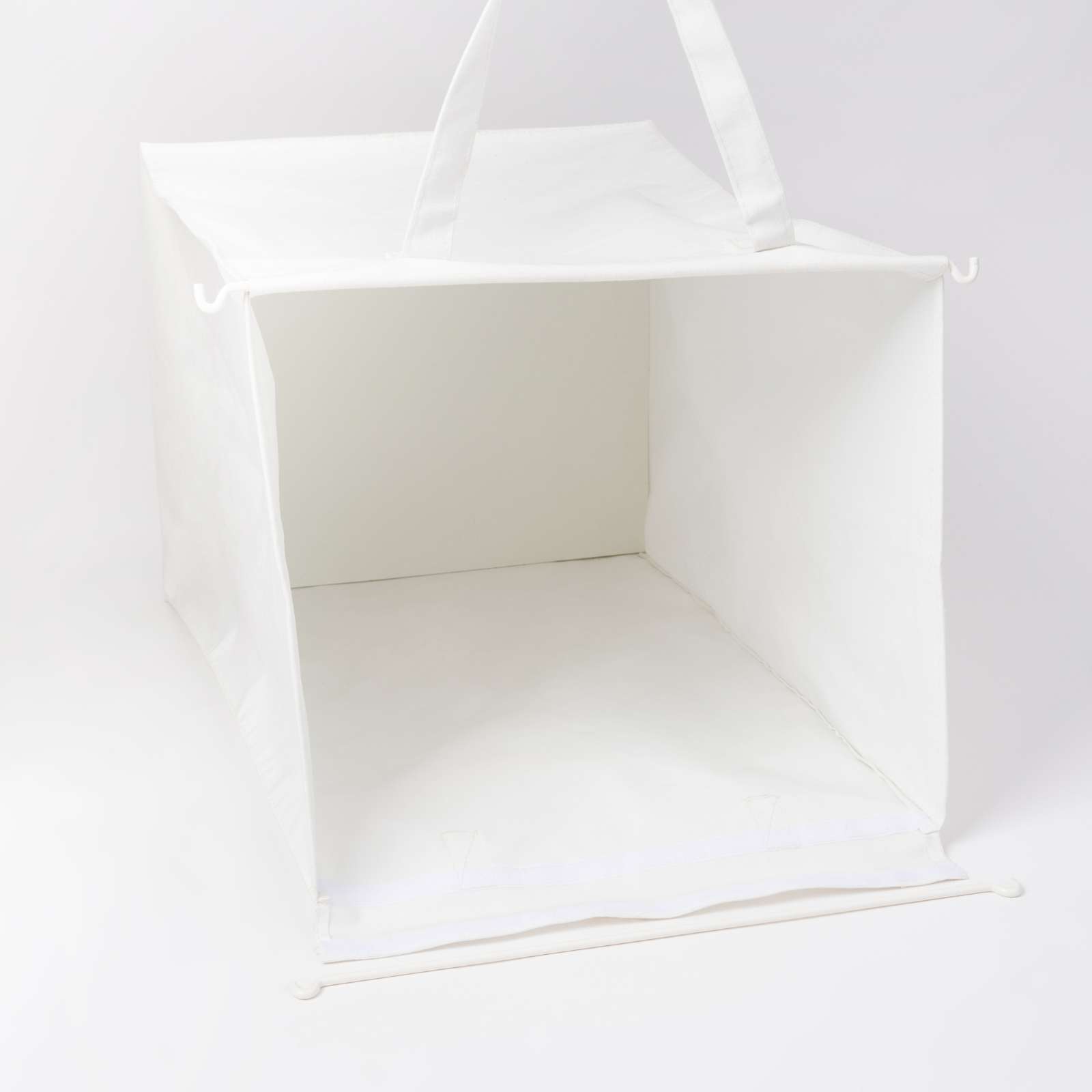 Wäschekorb TOWER weiss mit herausnehmbarer Tasche 