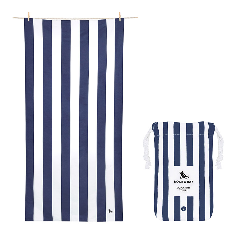 Towel CABANA L navy 