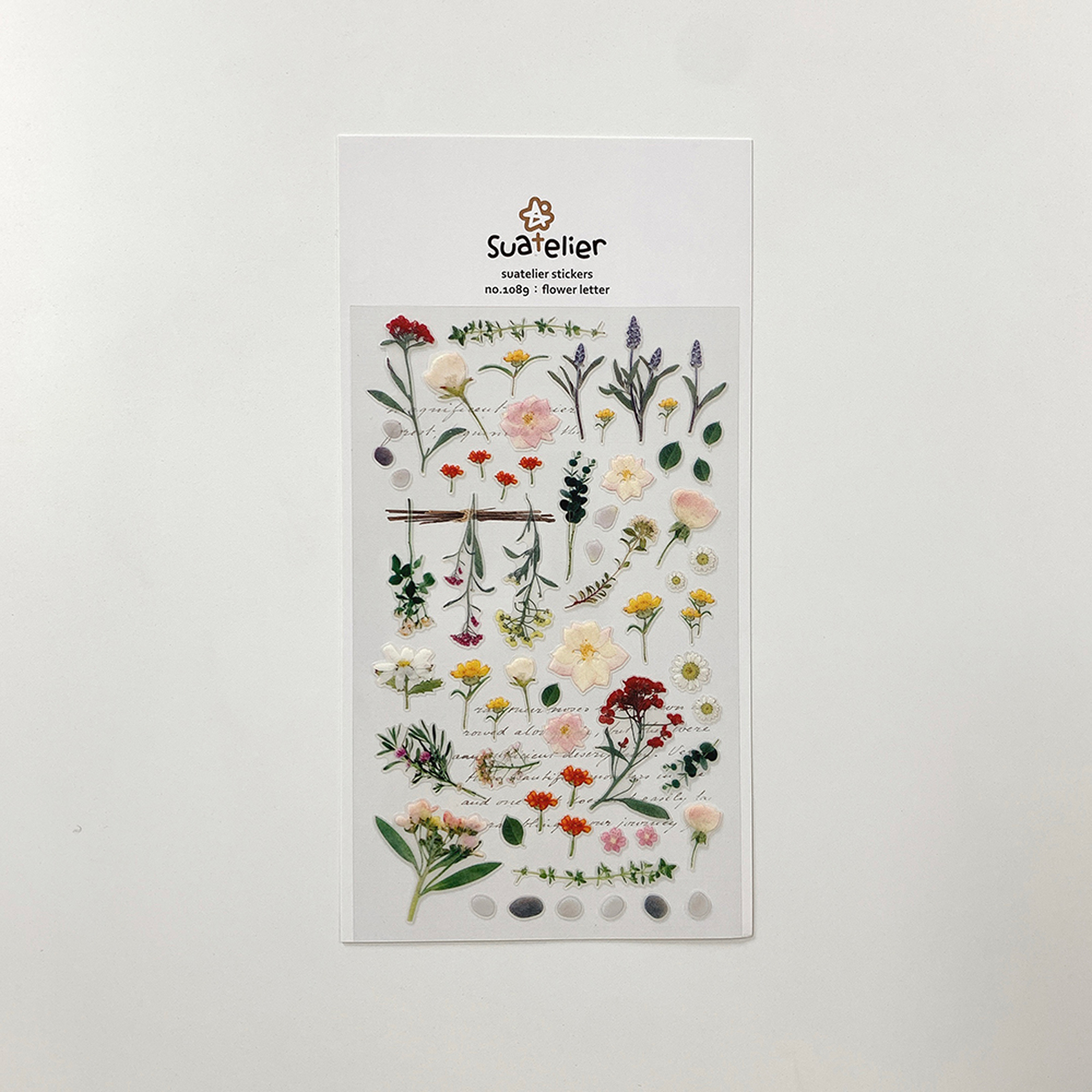 Daily Deco Sticker FLOWER LETTER 