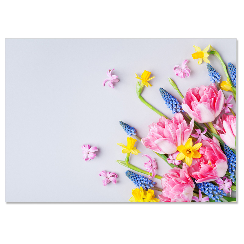 Papiertischset BOUQUET 4 Sujets à 12 Blatt