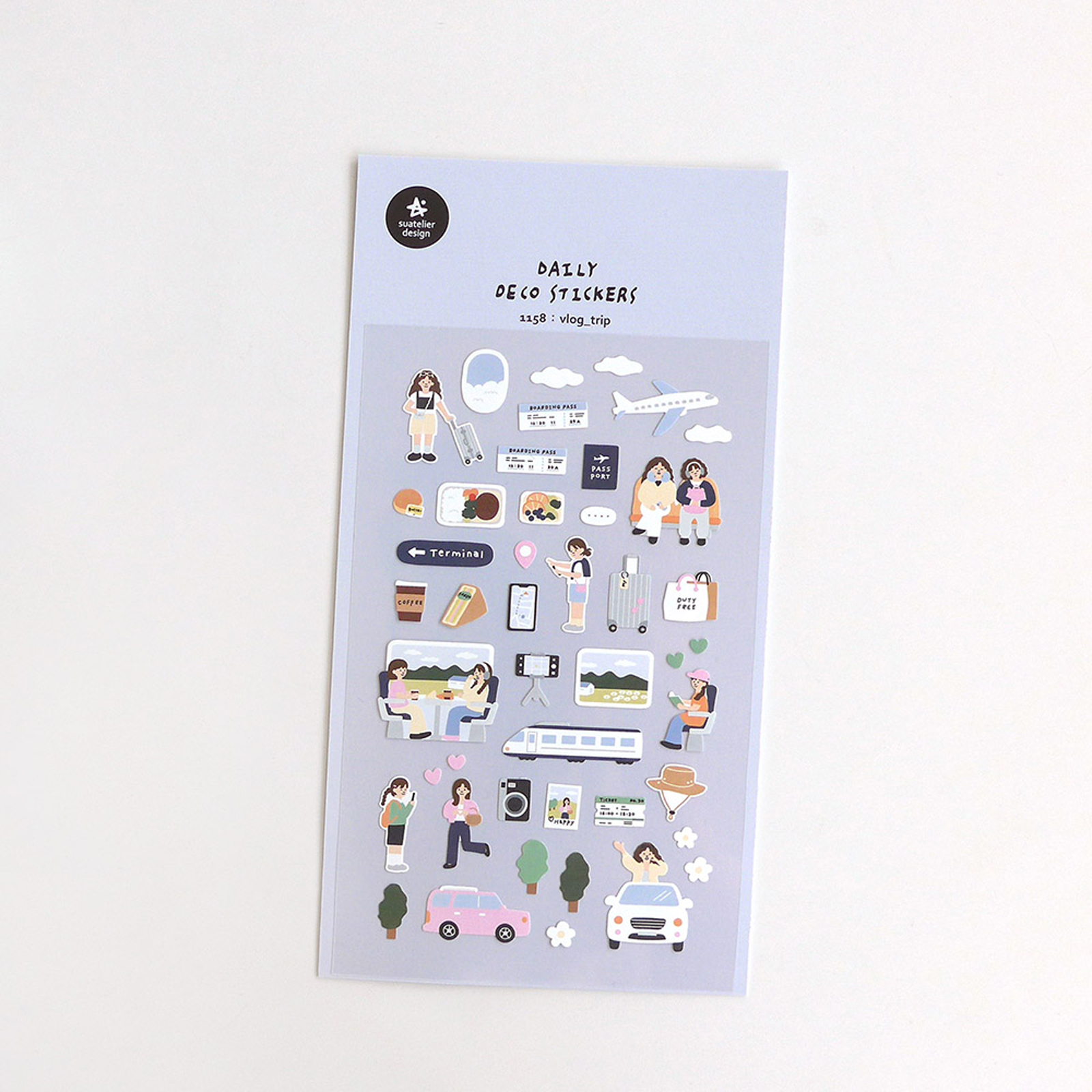 Daily Deco Sticker VLOG_TRIP 