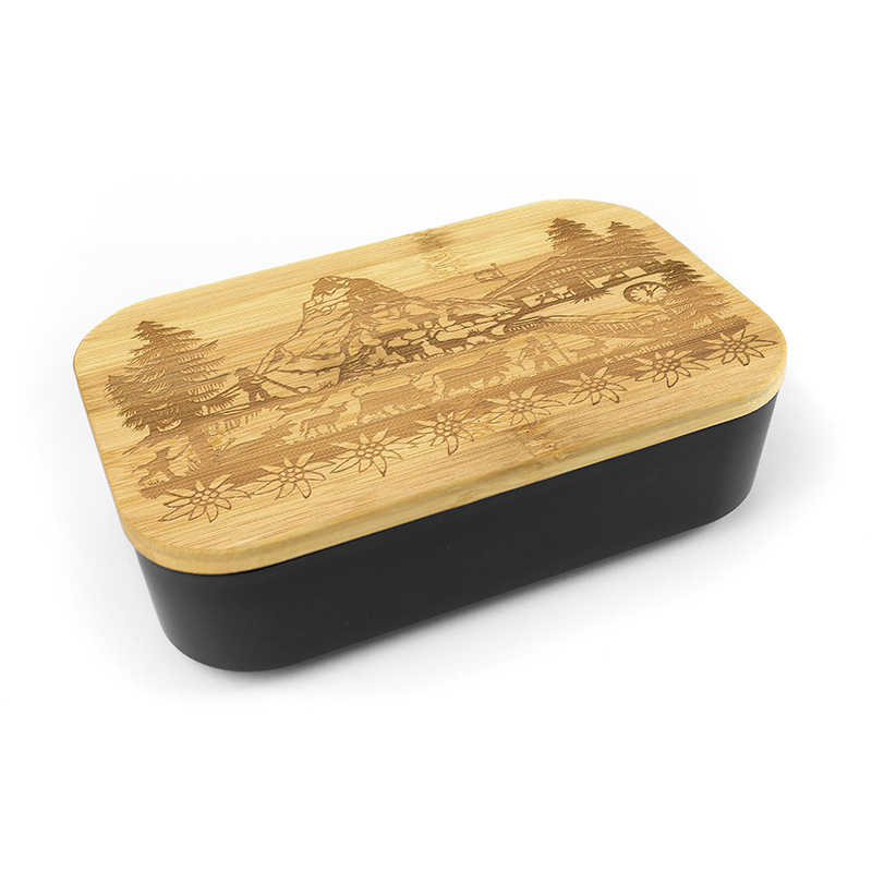 Lunchbox 2.0 SWISS TRADITION schwarz 