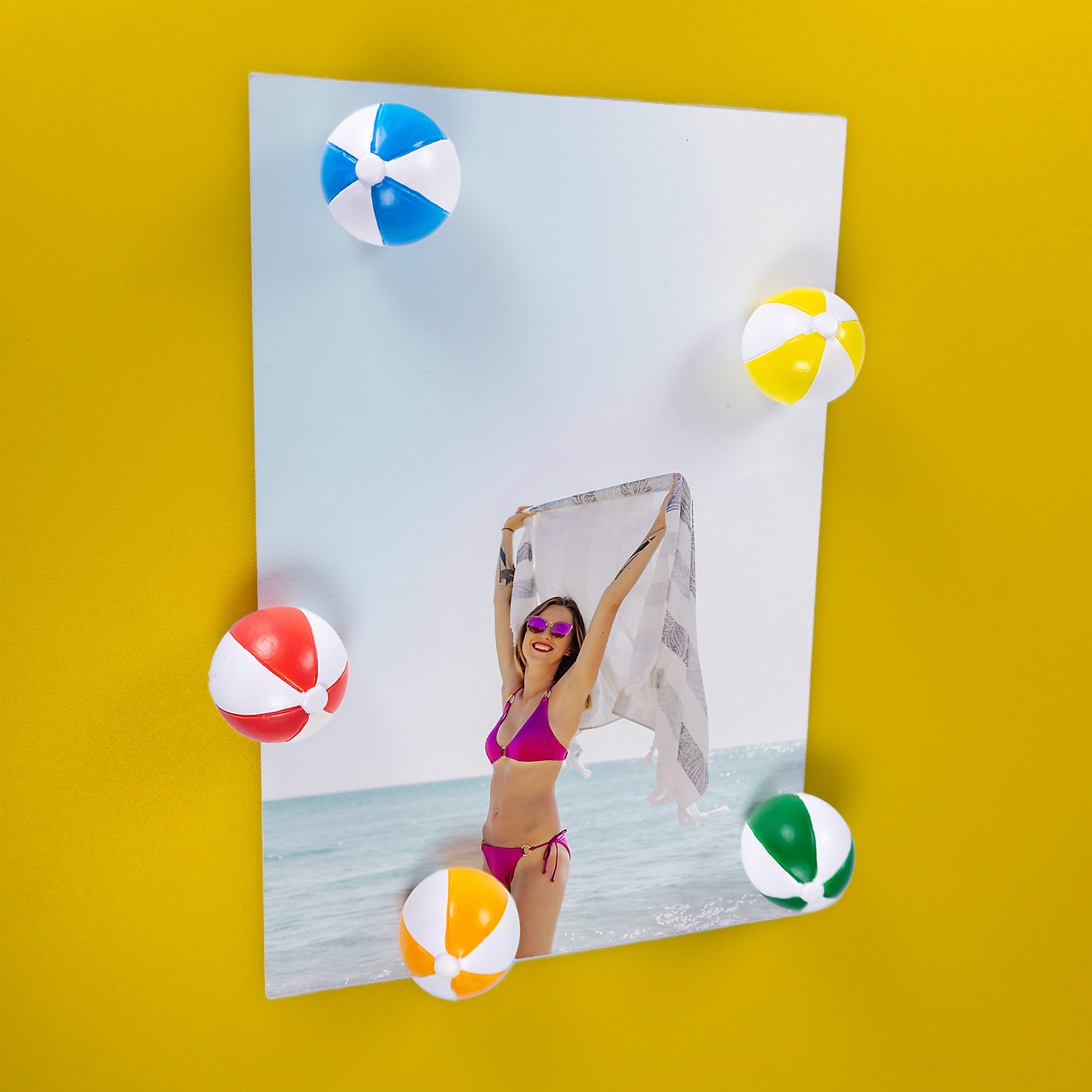 Magnete BEACH BALL 5er Set multicolor 