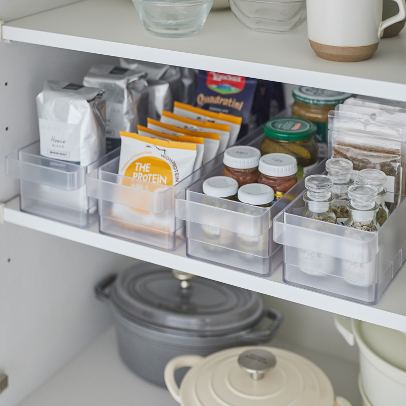 Kühlschrank Organizer TOWER weiss mit Trennwänden