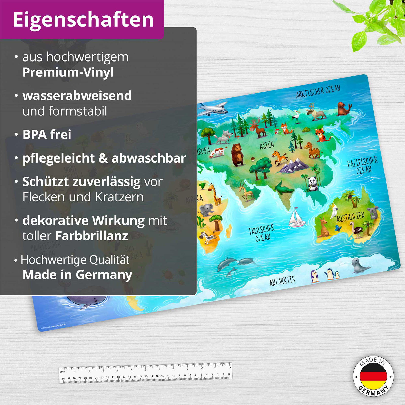 Schreibunterlage WORLD MAP 2 