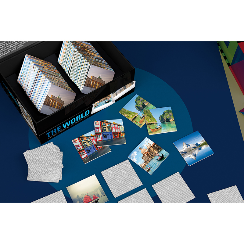 Gedächtnisspiel 44 The World in der Magnetbox