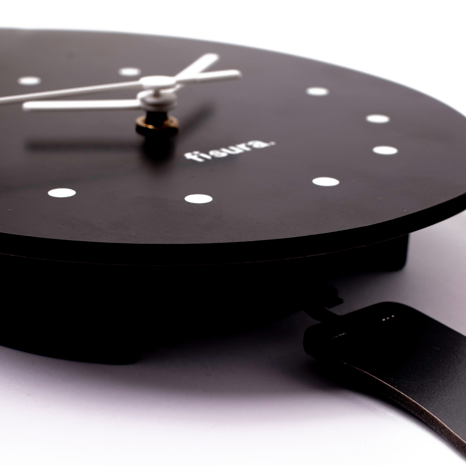 CAT CLOCK - black 