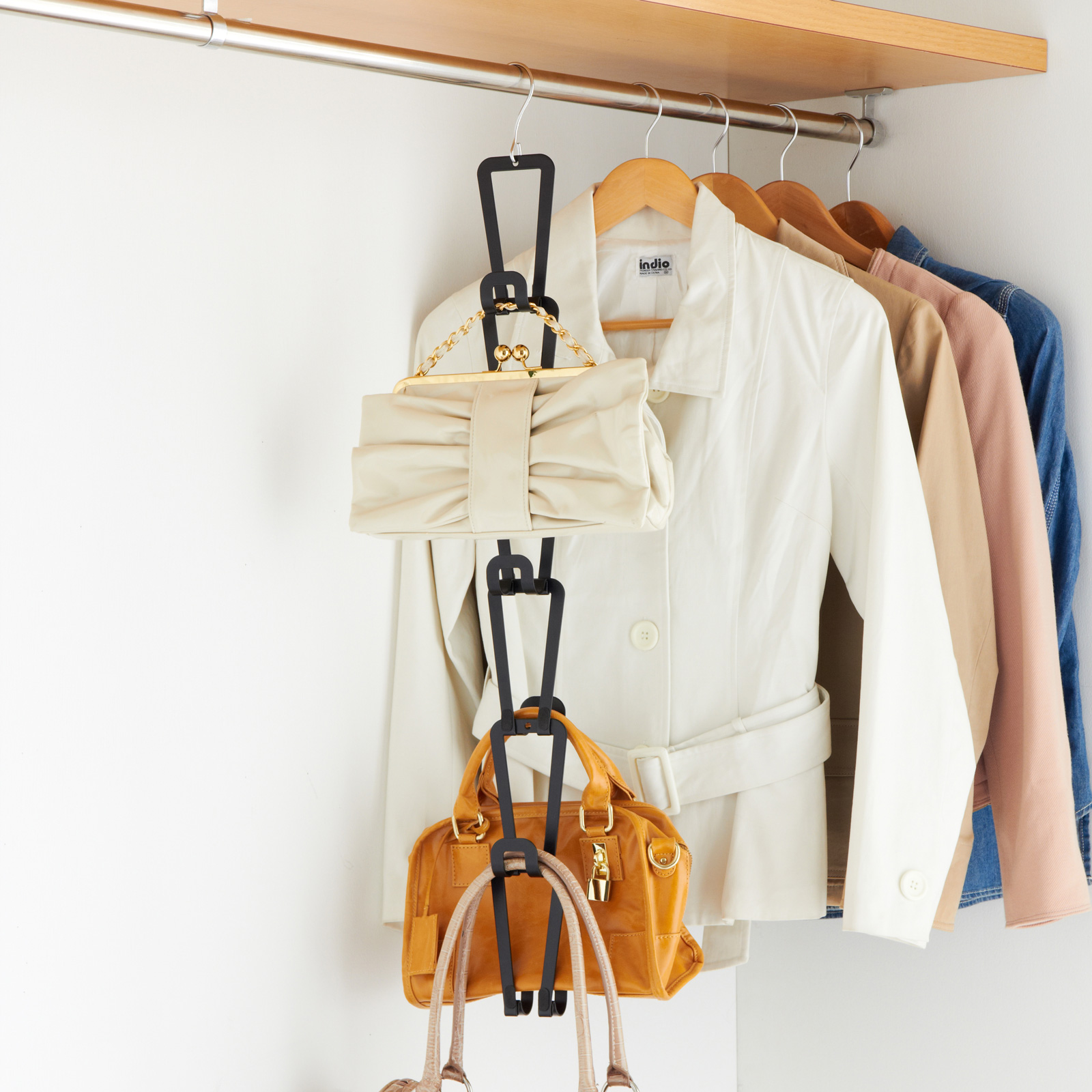Taschenhalter klein CHAIN schwarz 