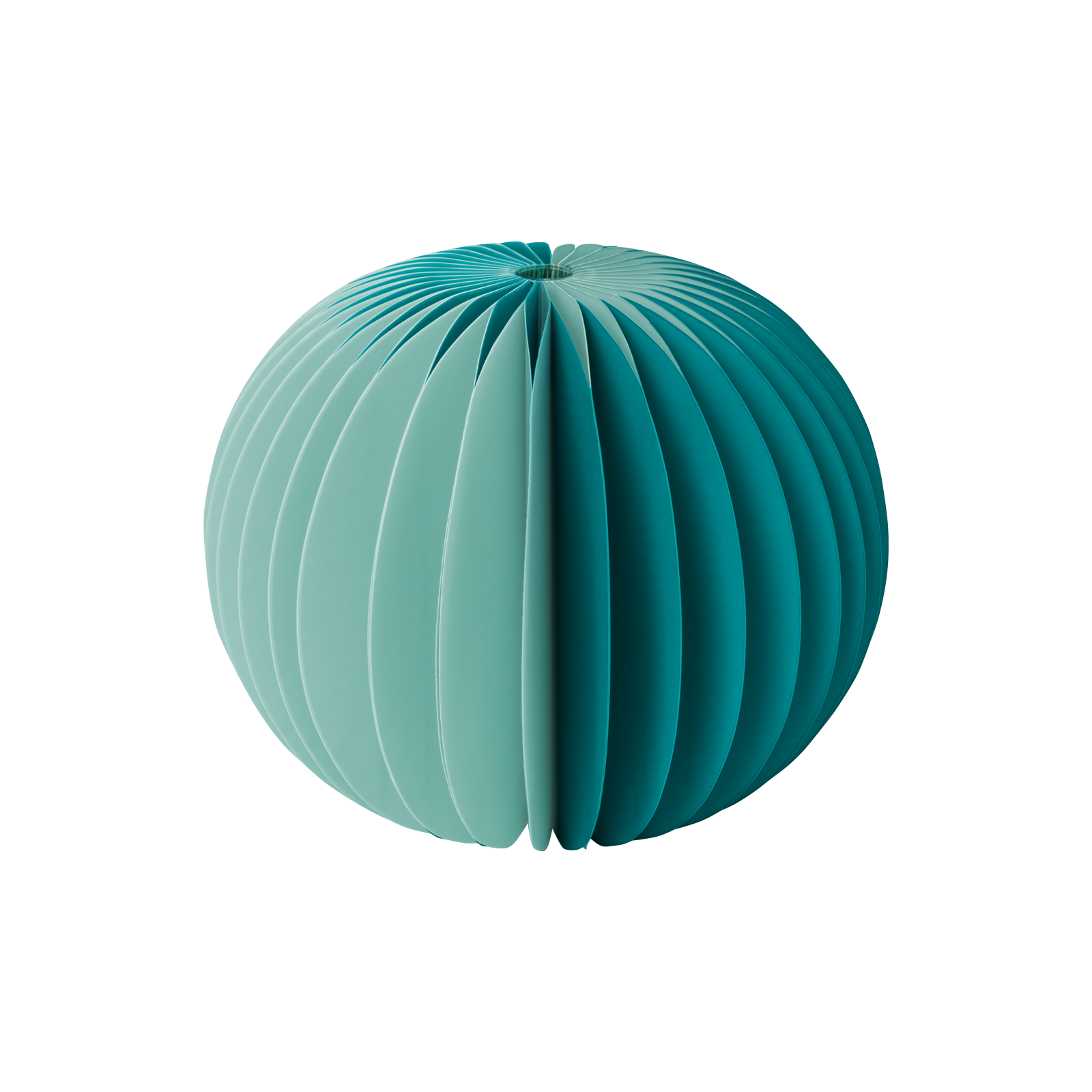 Papiervase Yuki petrol 
