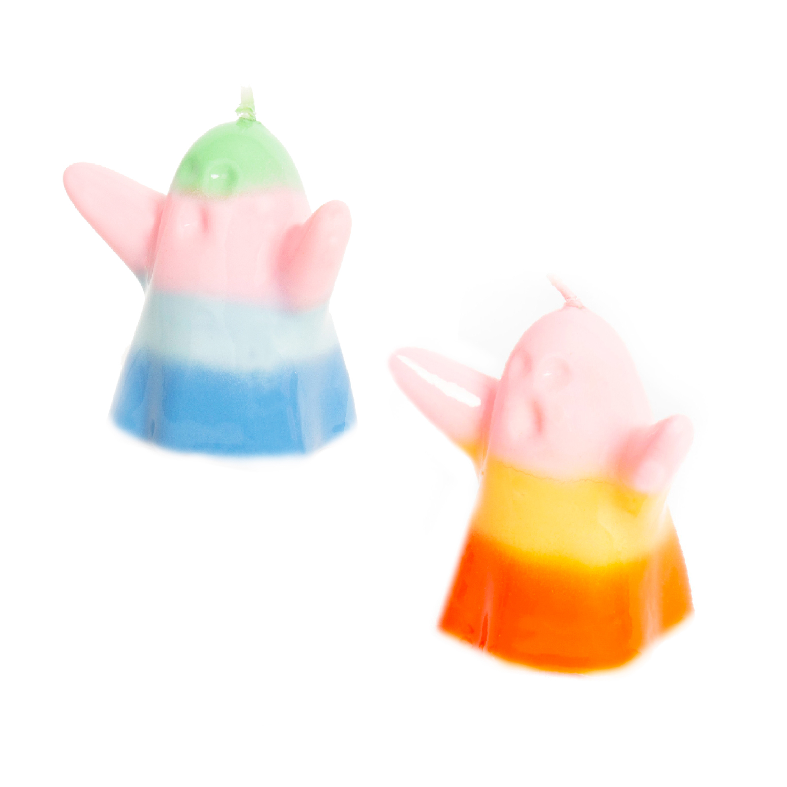 GHOST CANDLE TREAT ORANGE  