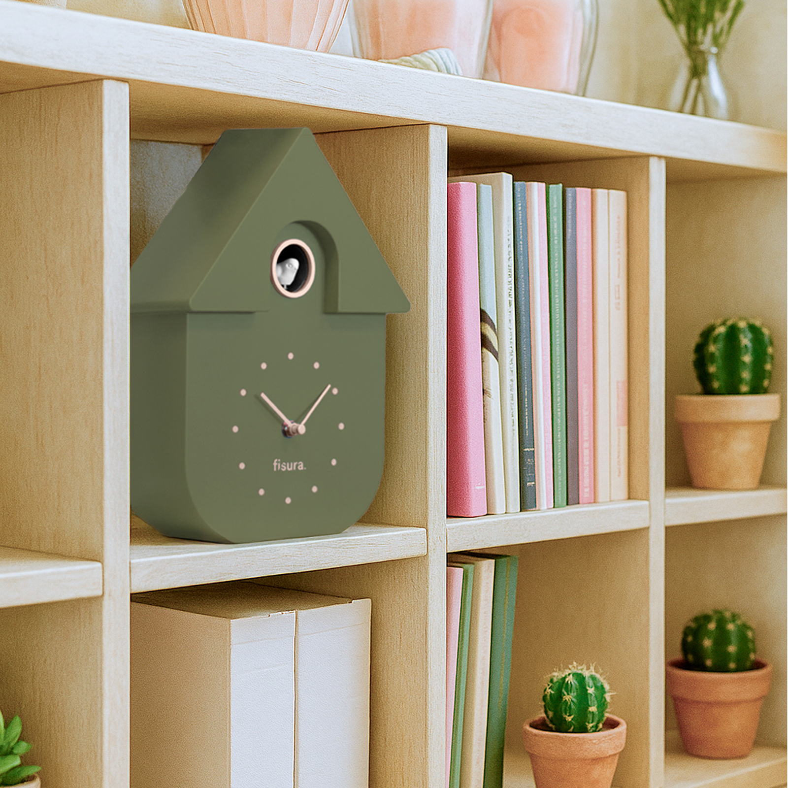 CUCKOO CLOCK - olive 