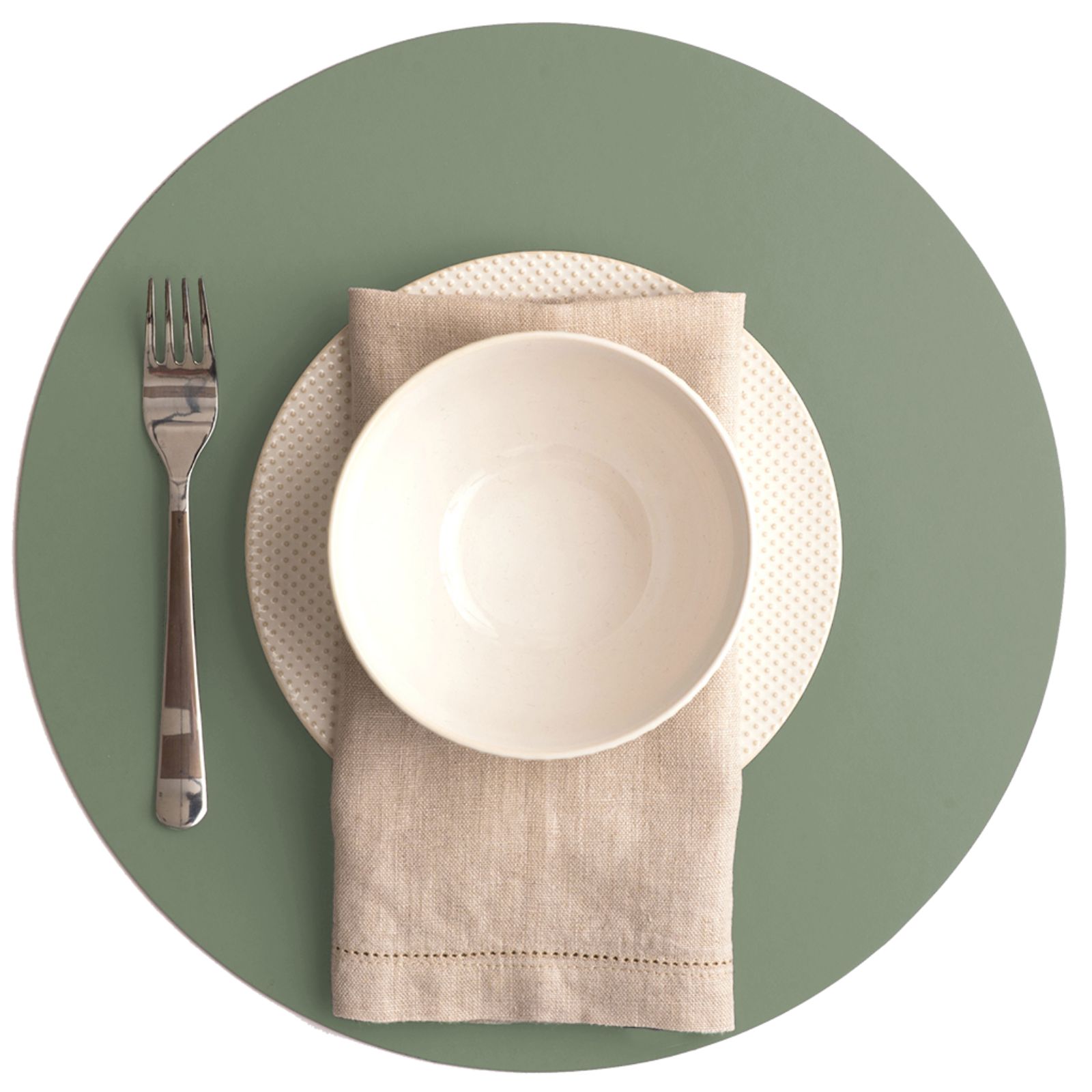 Ruca Round Placemat Blue 