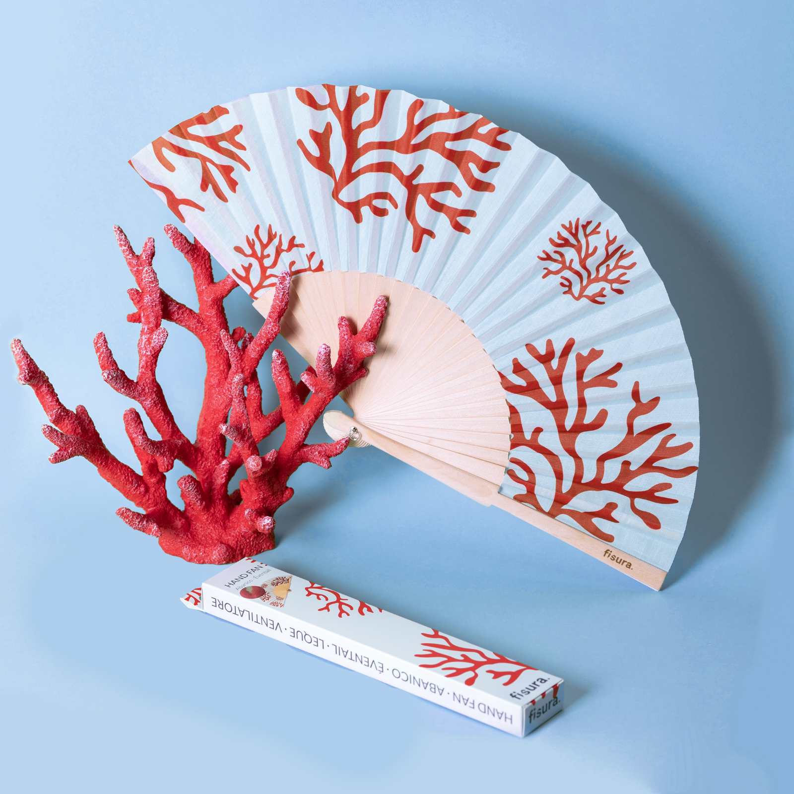 Handfächer CORALS 