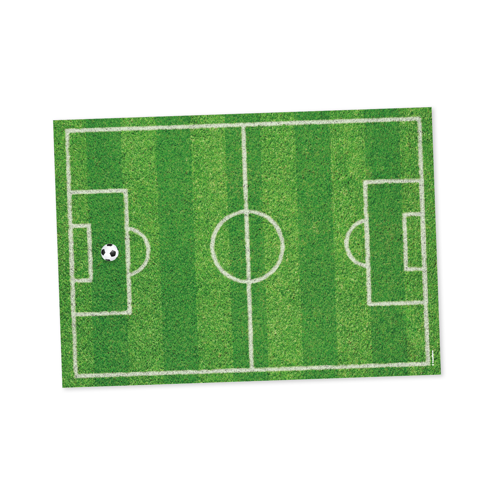 Papiertischset FOOTBALL 4 Sujets à 12 Blatt