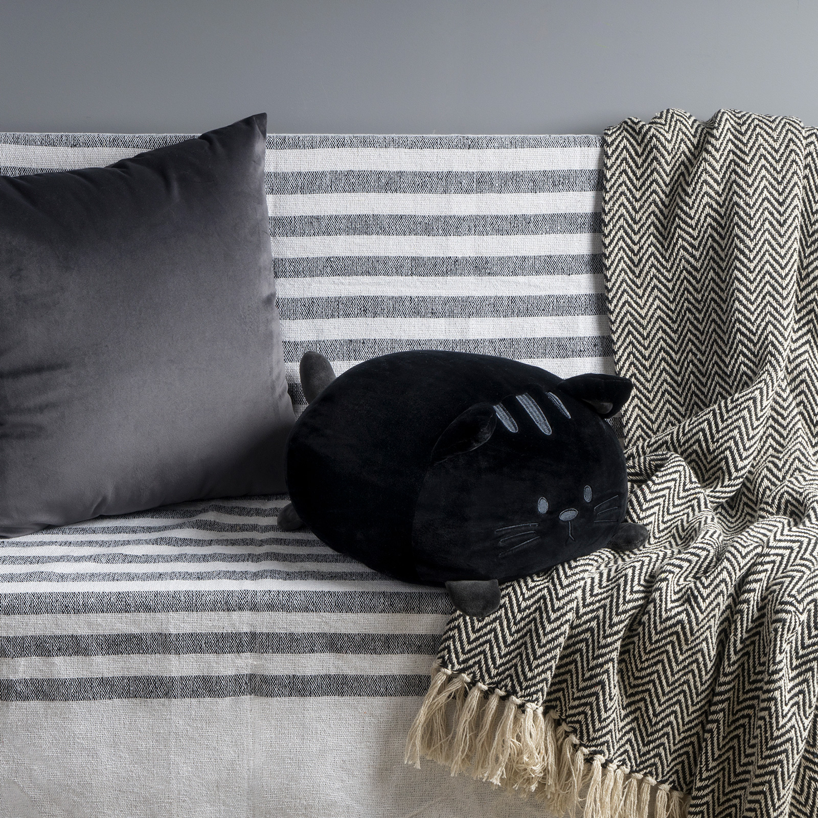 Kissen KITTY schwarz 