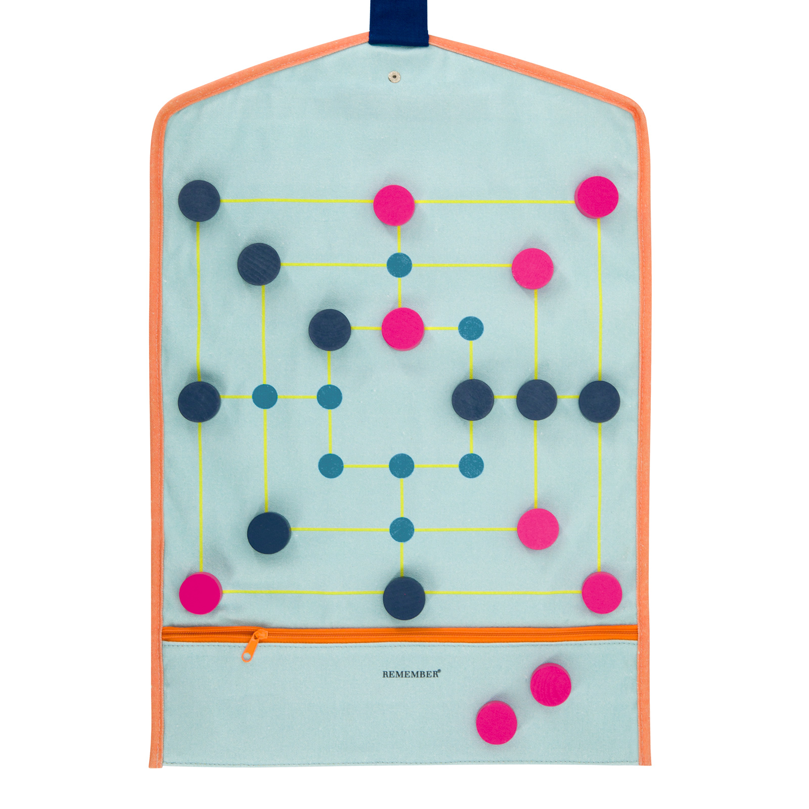 Textiles Brettspiel Roll-Up 