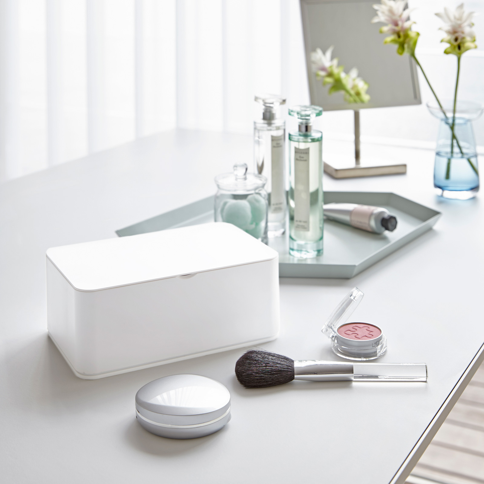 Feuchttücherbox SMART weiss 