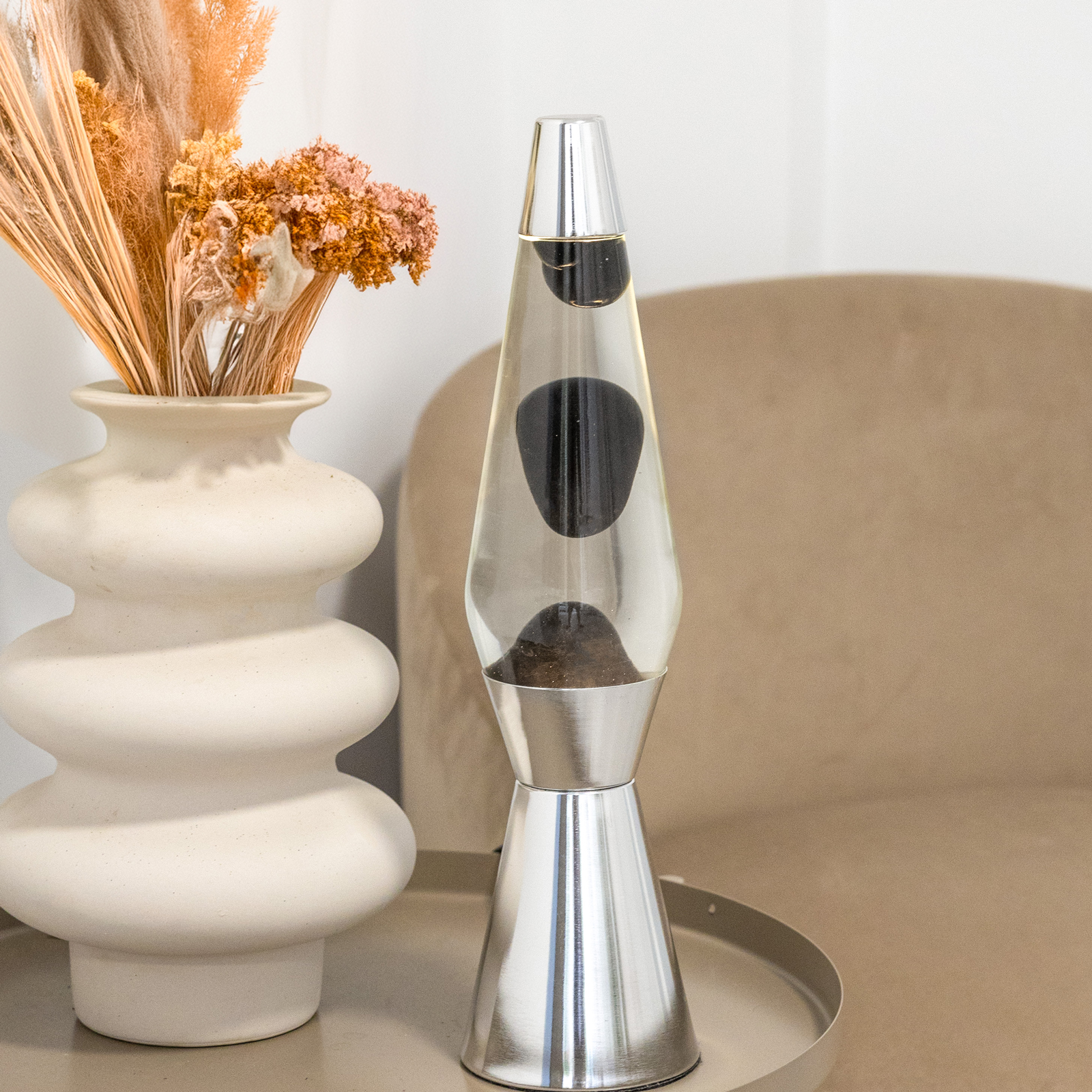 Lava Lamp BULLET black 