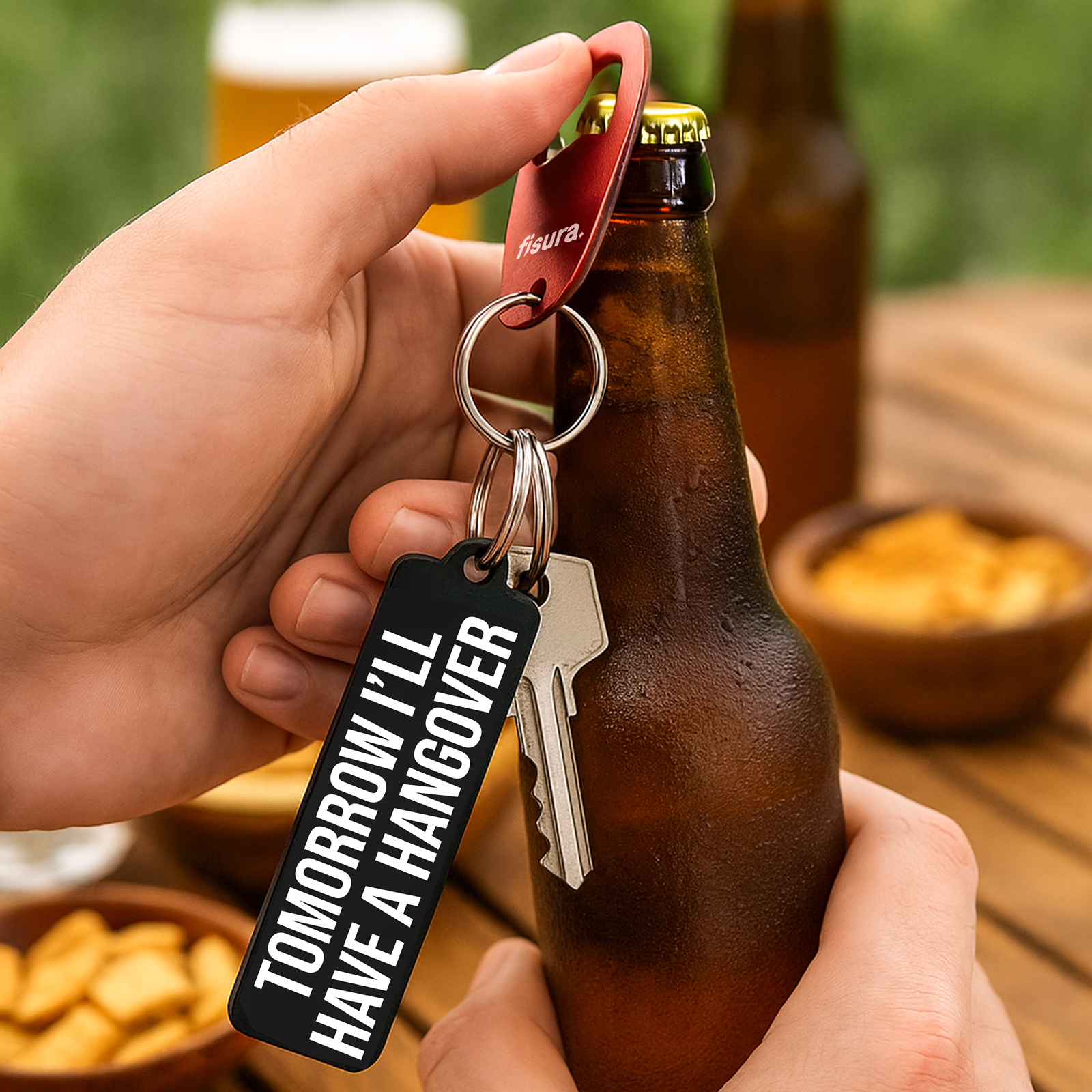 Keyring TOMORROW I'LL HAVE A HANGOVER 