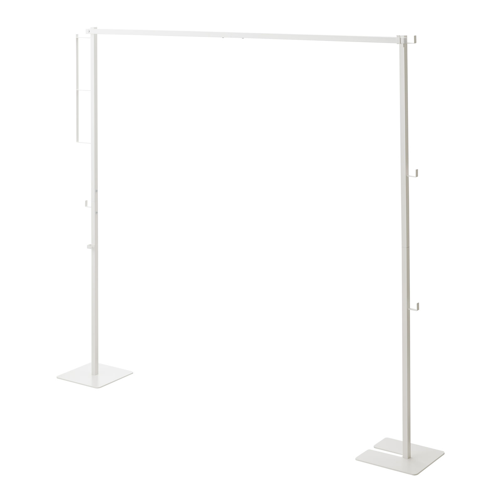 Zusammenklappbarer Wäsche- & Kleiderständer TOWER  weiss