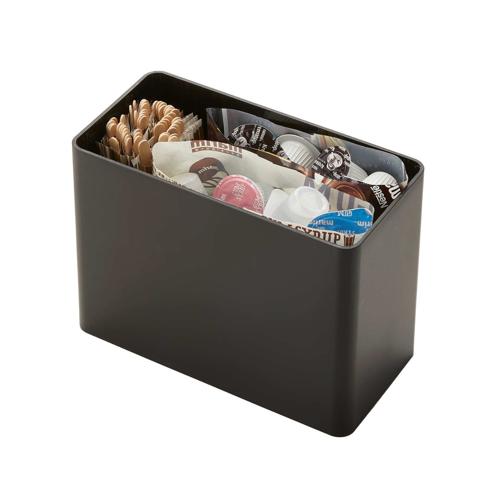 Kaffeefilterbox TOWER schwarz 