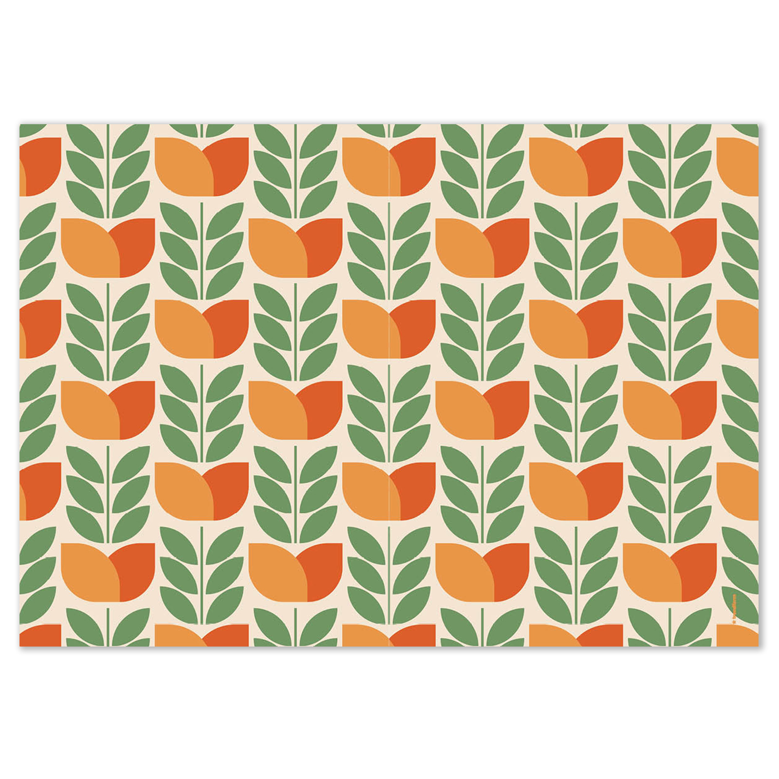 Papiertischset GROOVY KITCHEN 4 Sujets à 12 Blatt