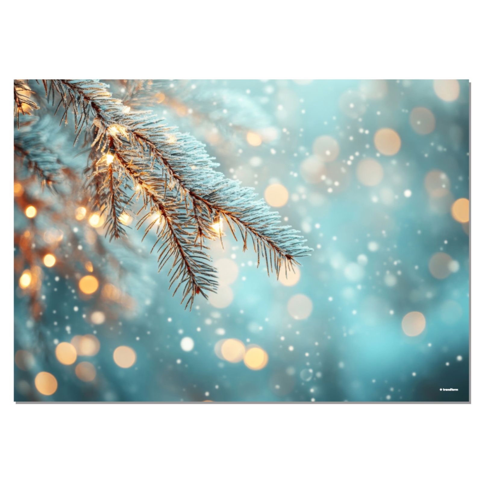 Papiertischset SPARKLING LIGHTS 4 Sujets à 12 Blatt