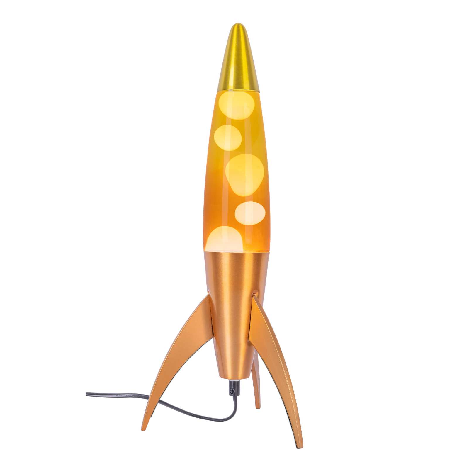 Lava Lamp ROCKET orange gradient 