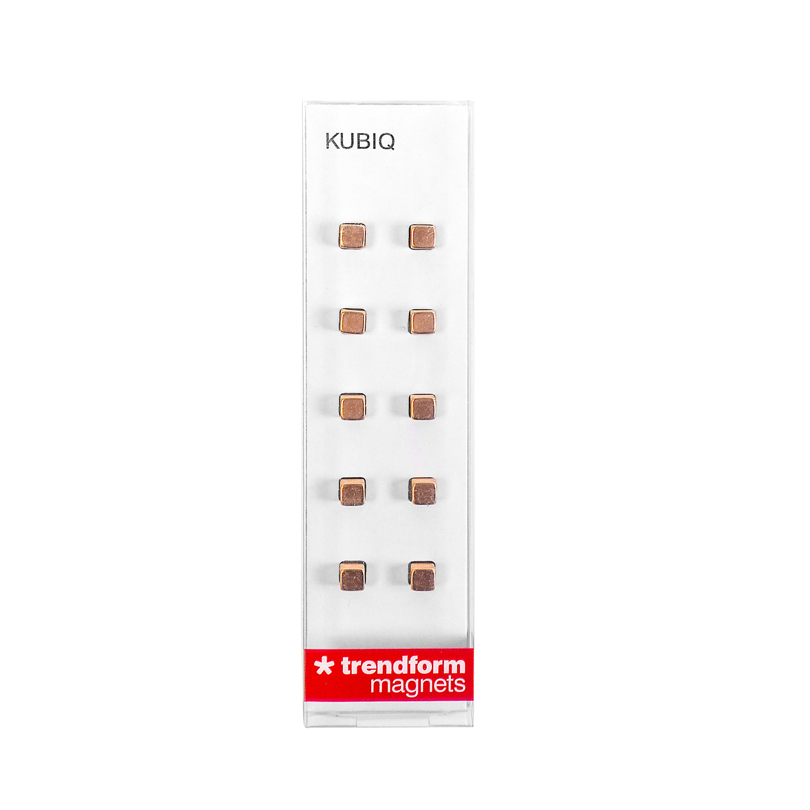 Magnete KUBIQ 10er Set kupfer 