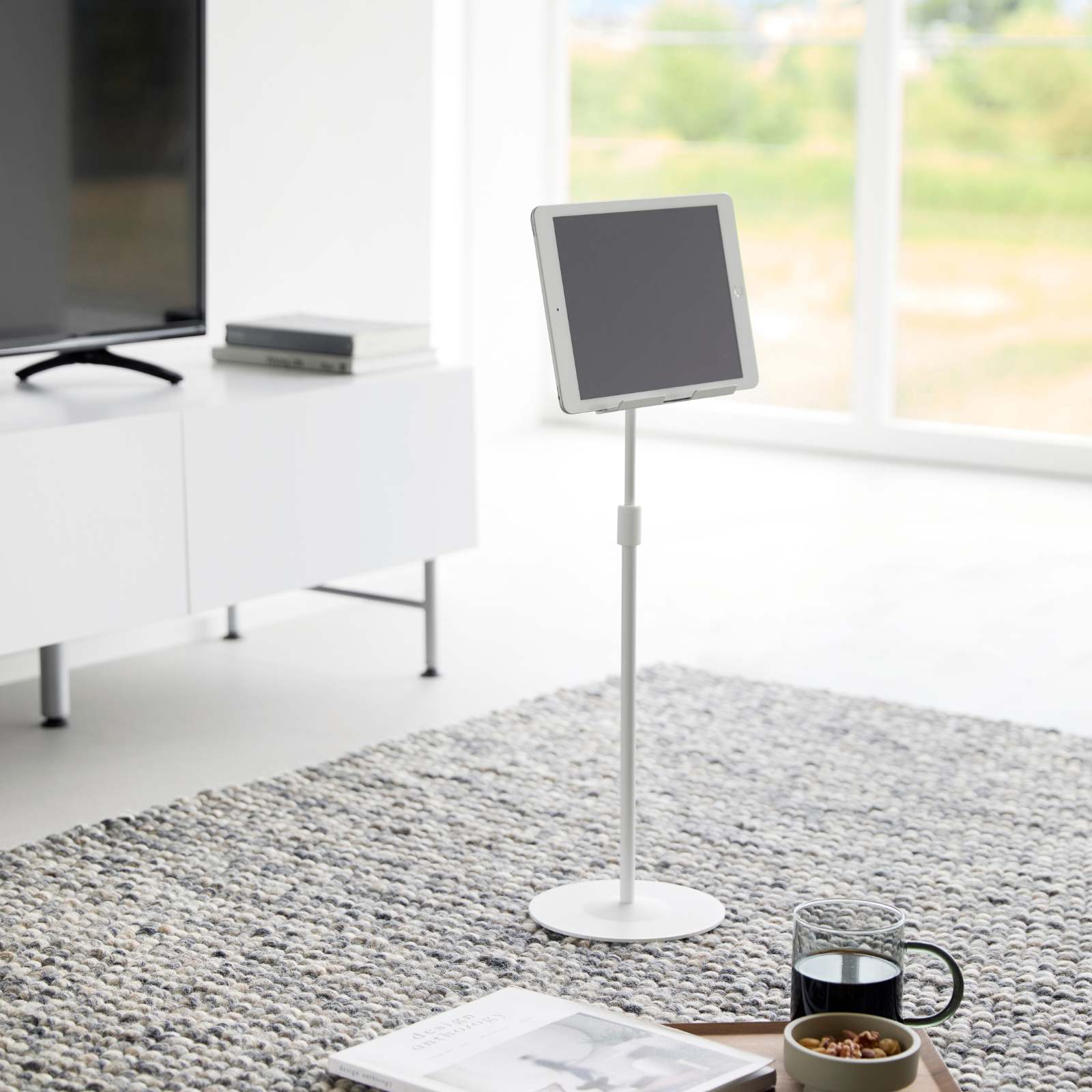 Höhenverstellbarer Tablet-Ständer SMART weiss 