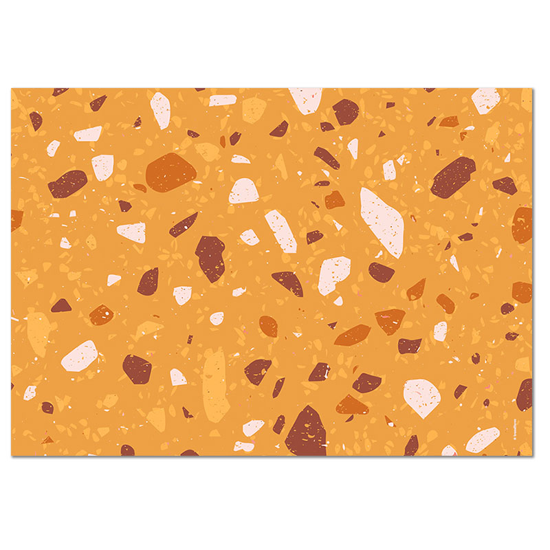 Papiertischset TERRAZZO 4 Sujets à 12 Blatt