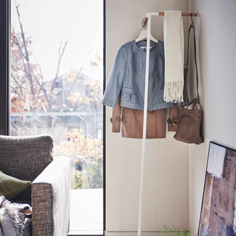 Garderobe CORNER TOWER weiss 