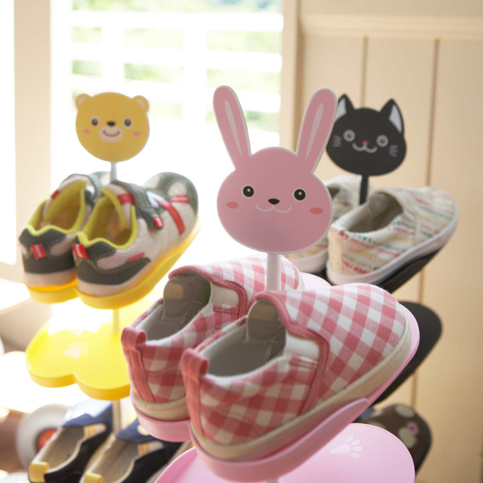 Schuhregal für Kinder YAMAZAKI pink 