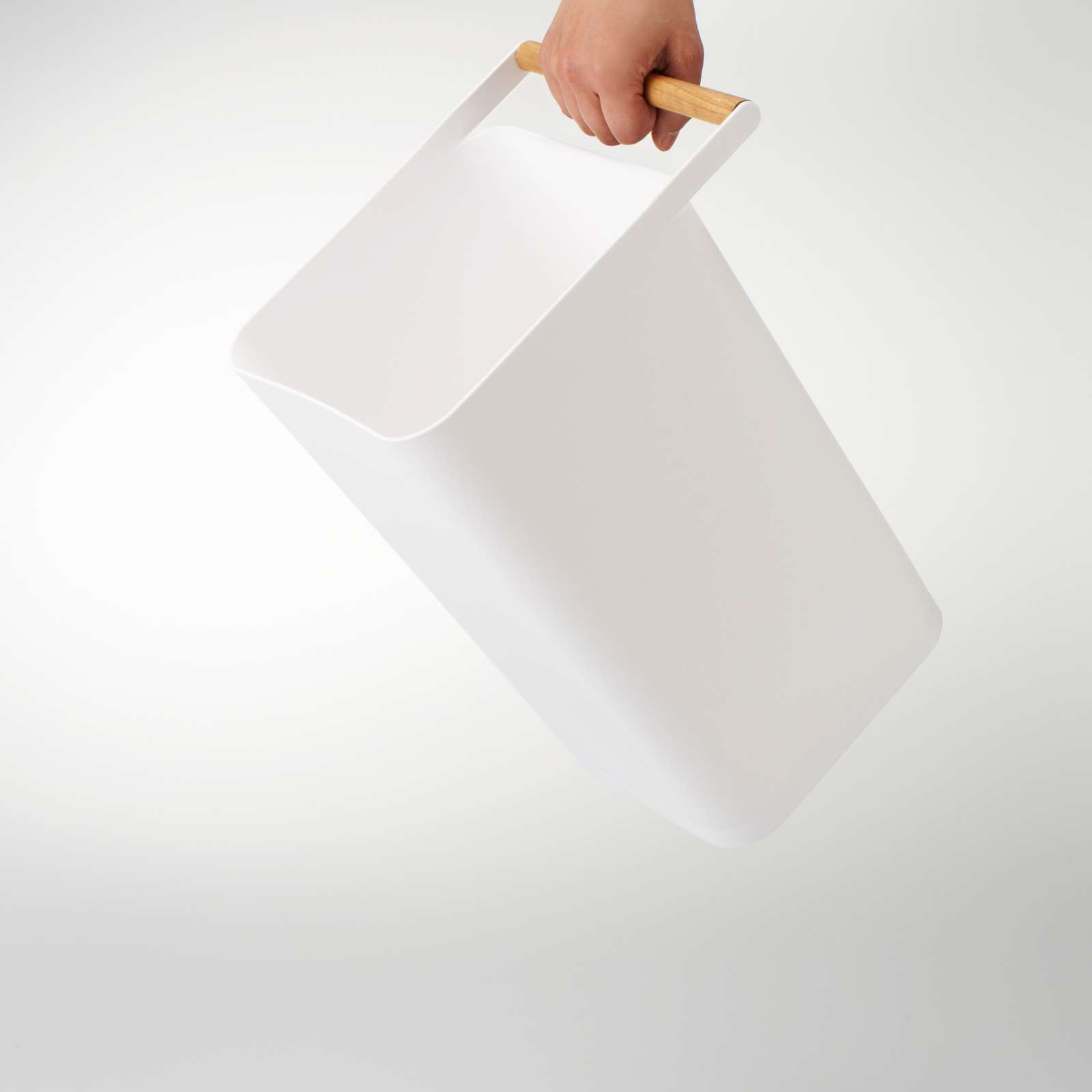 Papierkorb COMO weiss 