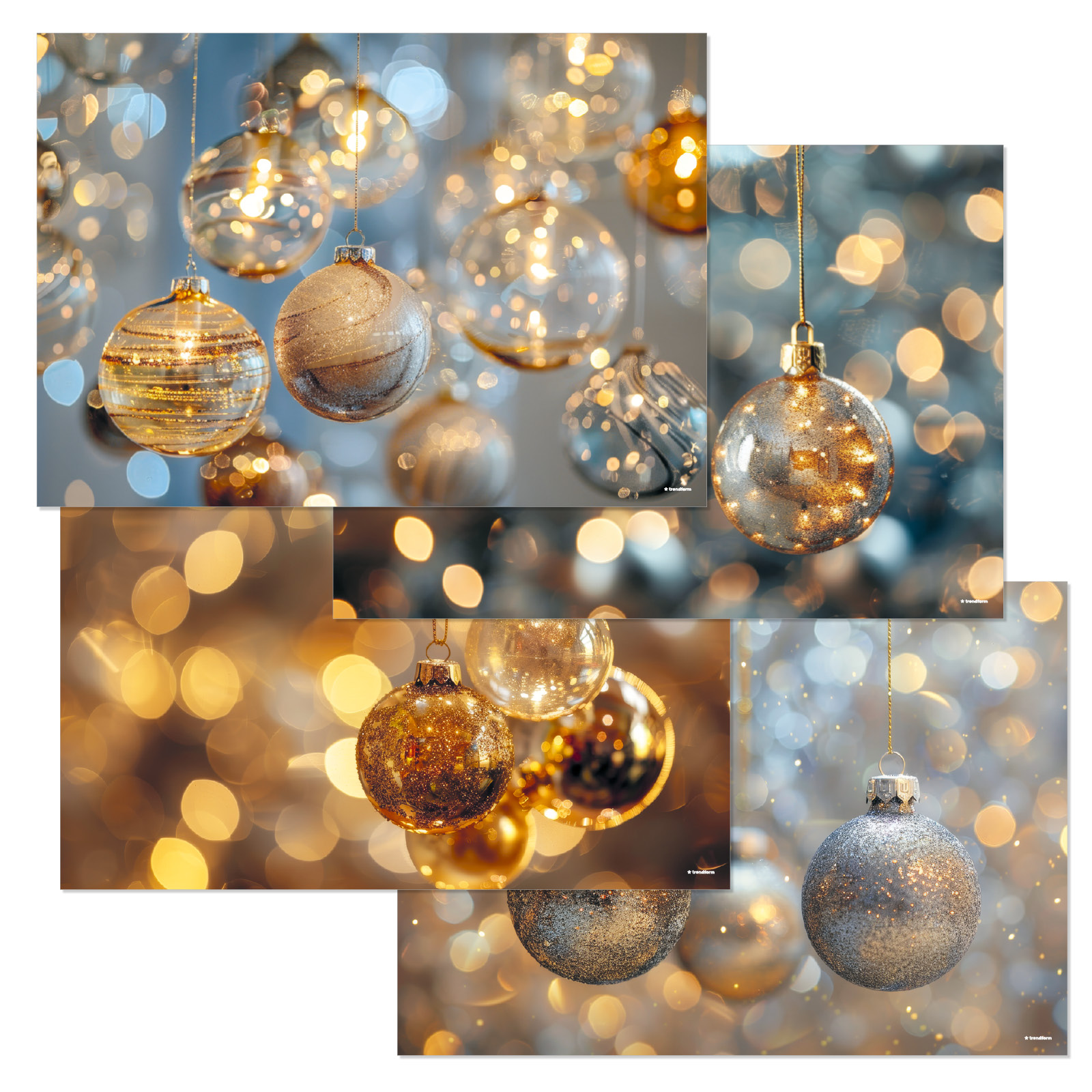 Papiertischset MAGIC CHRISTMAS 4 Sujets à 12 Blatt