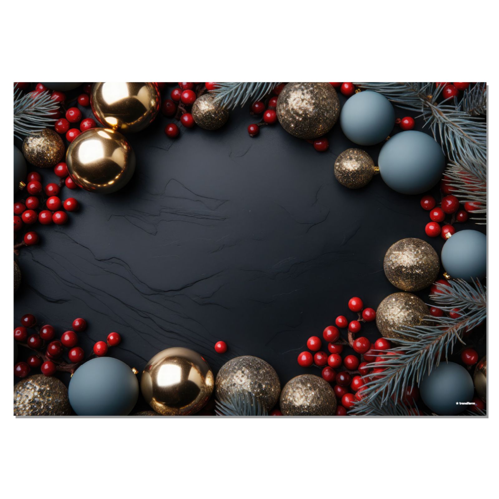 Papiertischset HOLY NIGHT 4 Sujets à 12 Blatt