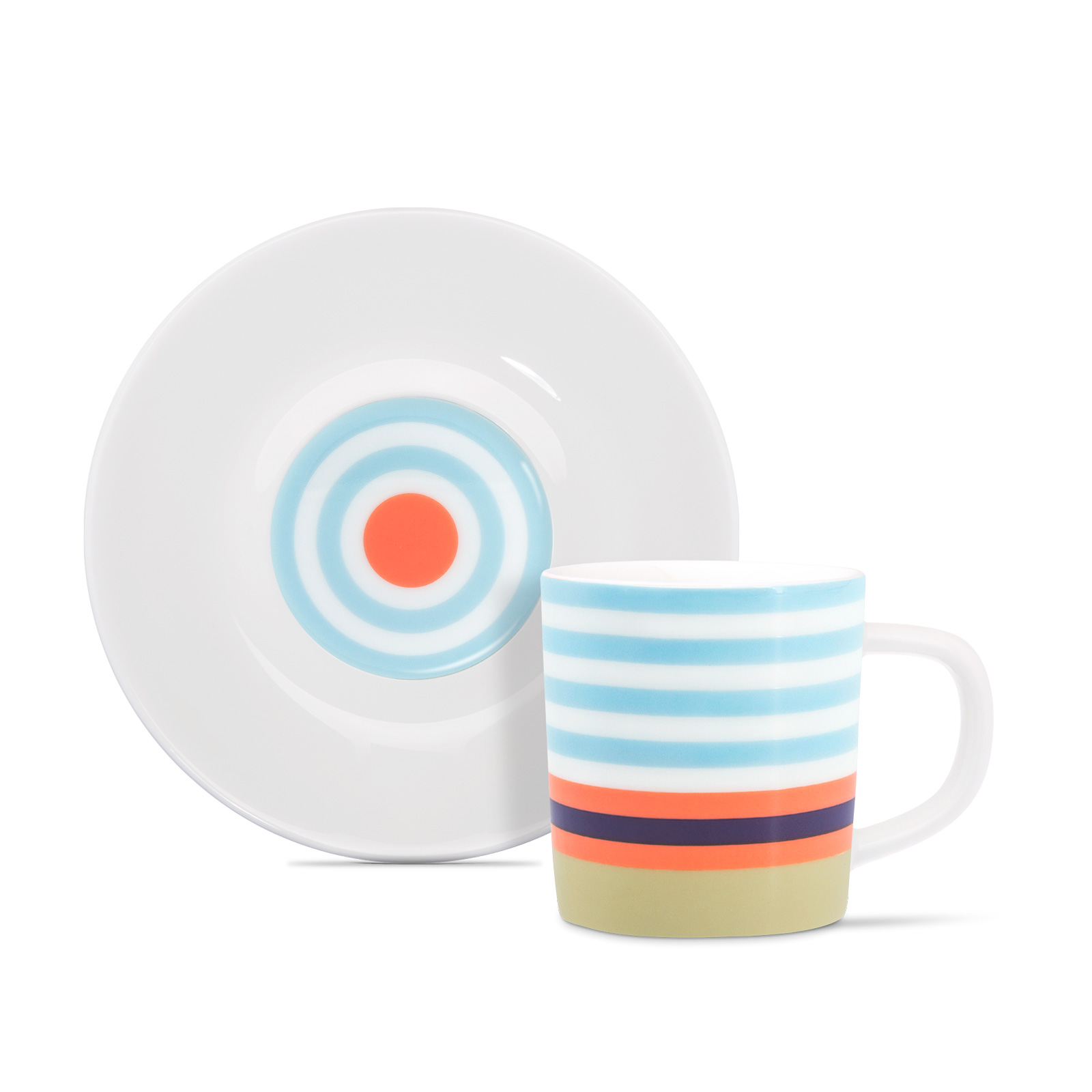 Espressotasse + Unterteller Positano 