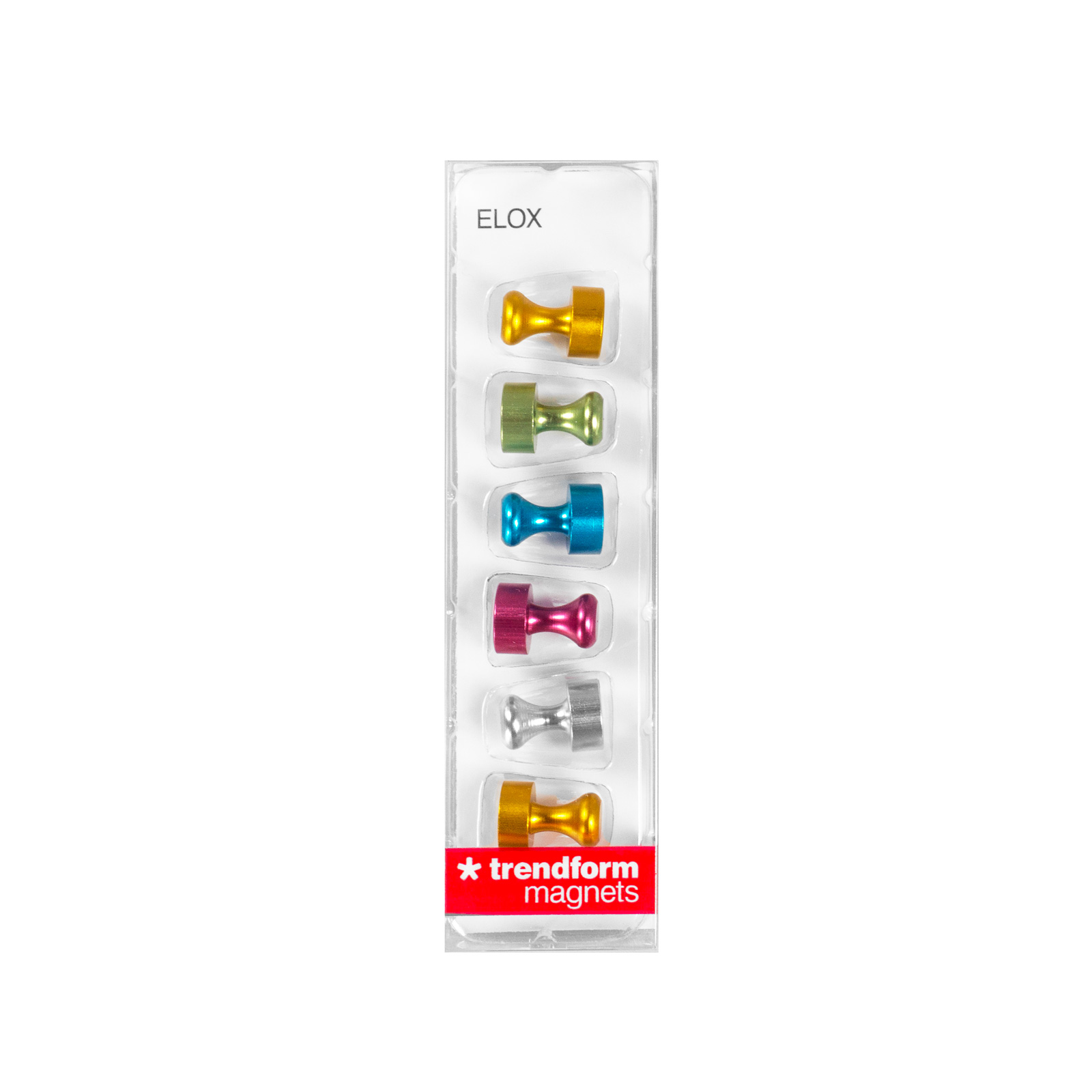 Magnete ELOX 6er Set multicolor  
