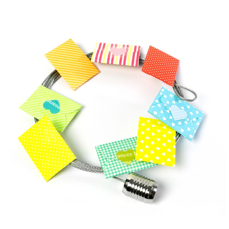 Fotoleine LOVE LETTERS 8 Magnete / 150 cm 