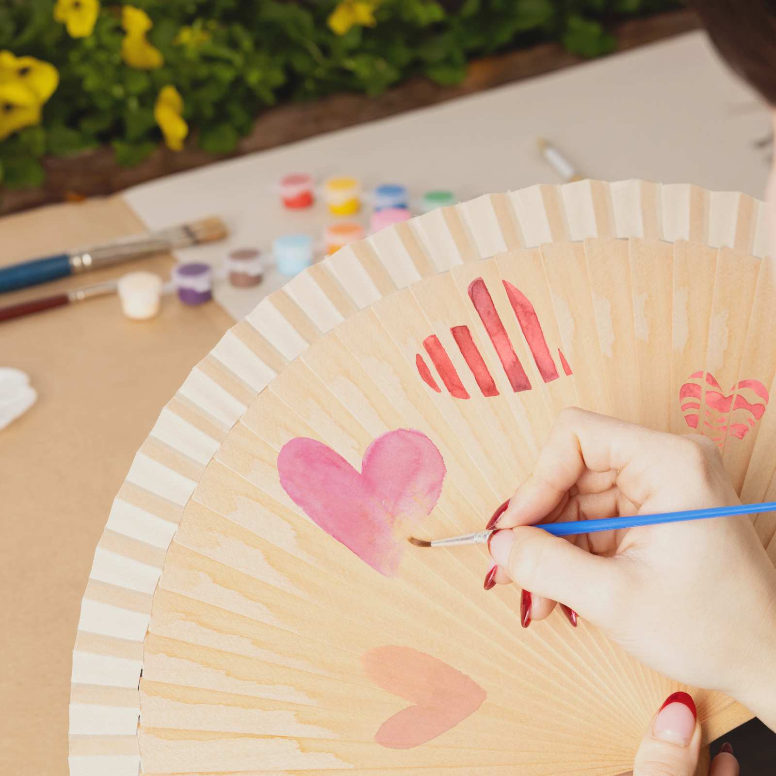 Handfächer DIY 