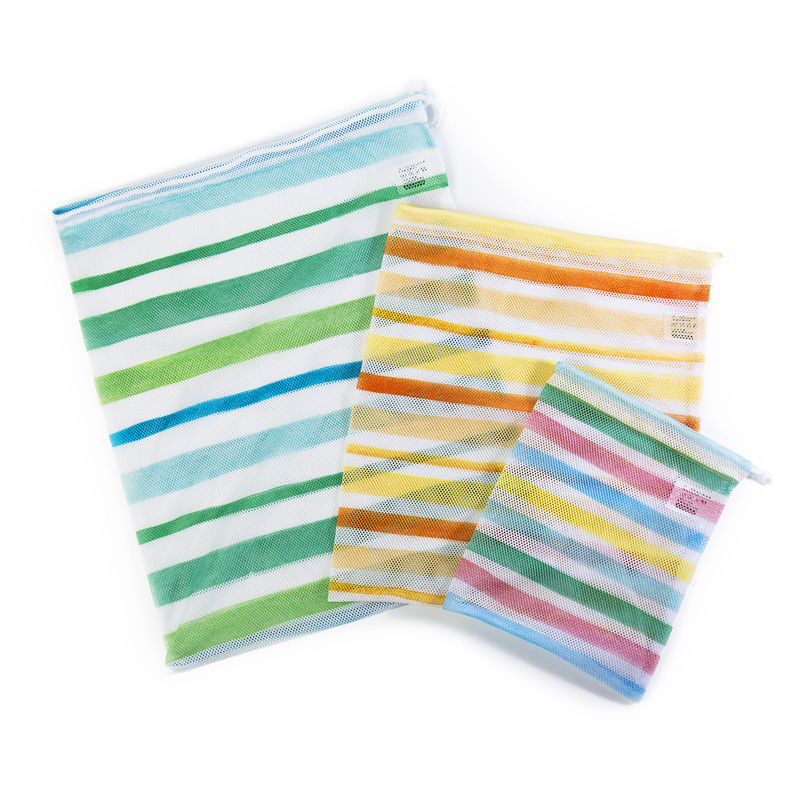 Fruit & veggie bags STRIPES 3er Set 