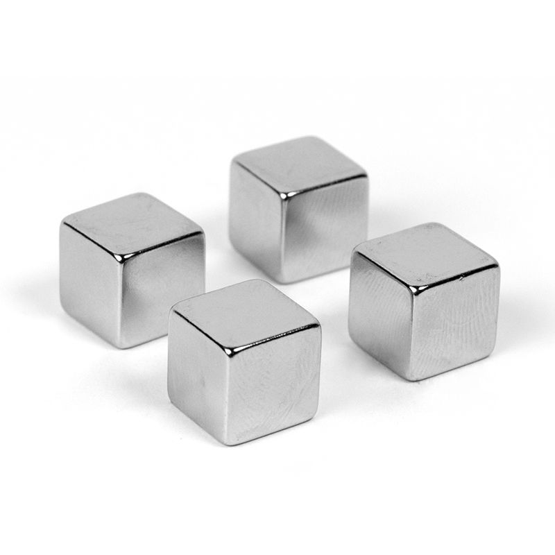 Magic Magnets CUBE 4er Set silber 