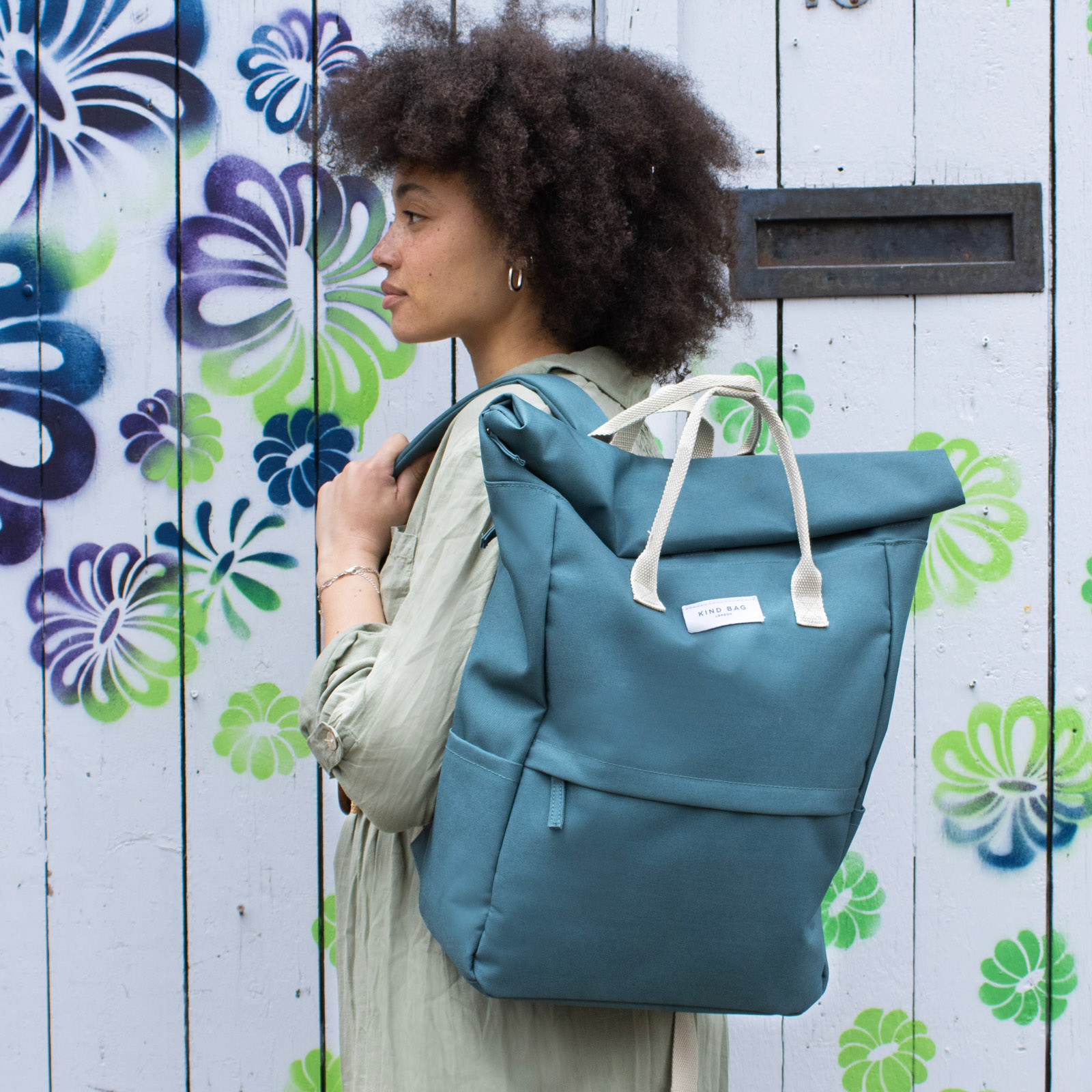 Large Backpack 23L Moss Green 